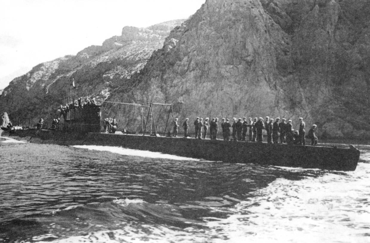 Large D Type Submarine In The Northern Fleet